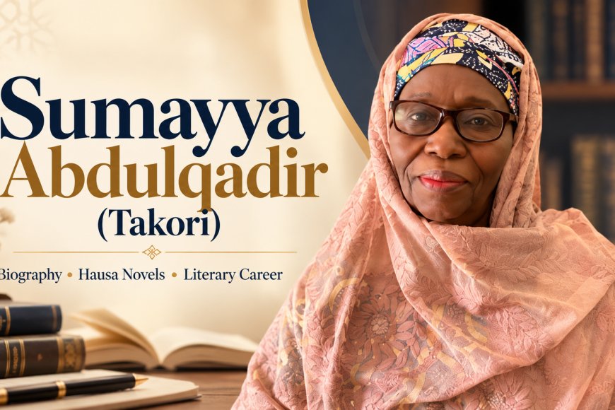 Sumayya Abdulqadir (Takori), Hausa novelist from Kano, Nigeria